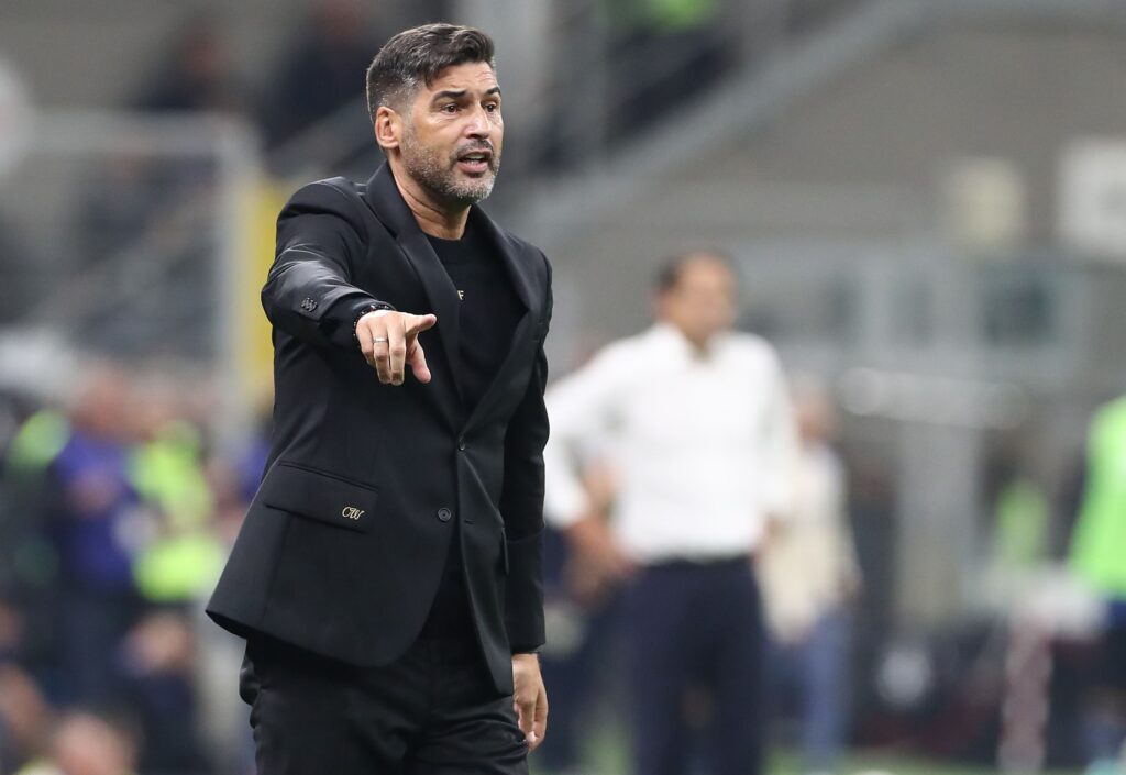 Paulo Fonseca AC Milan derby Inter-Milan 1-2 Serie A 2024-2025