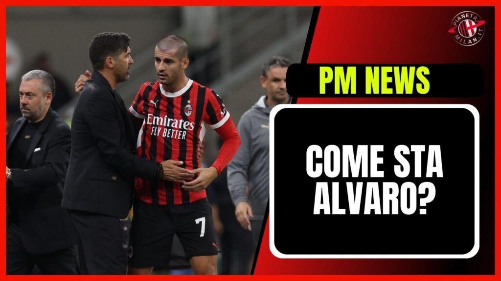 Álvaro Morata AC Milan Milan-Lecce 3-0 Serie A 2024-2025