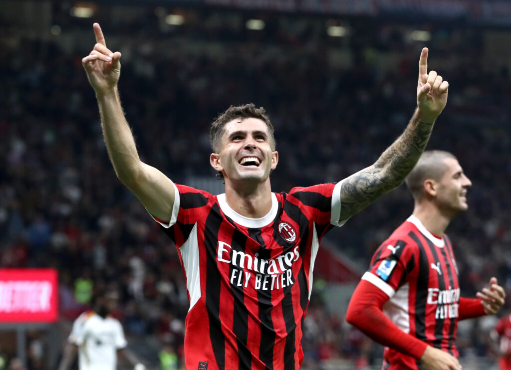 Christian Pulisic AC Milan Milan-Lecce 3-0 Serie A 2024-2025