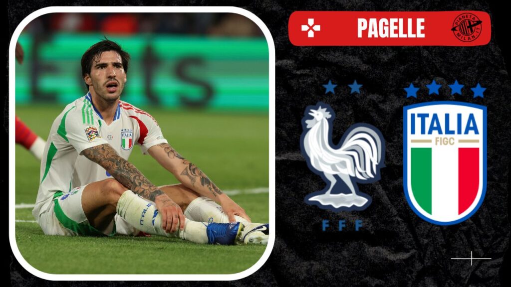 Sandro Tonali Nations League 2024-25 Francia-Italia 1-3