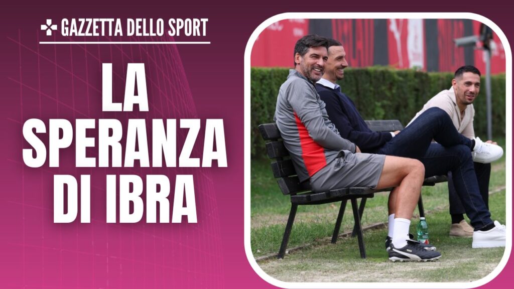Paulo Fonseca Zlatan Ibrahimovic AC Milan allenamento Milanello Moncada