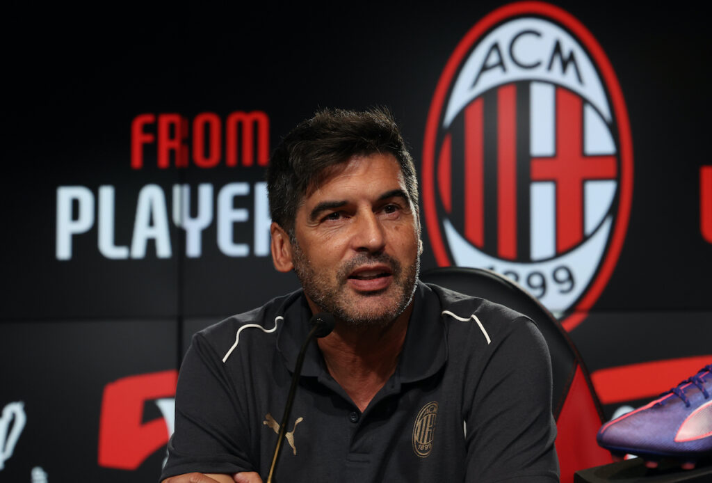 Paulo Fonseca AC Milan conferenza stampa Milanello