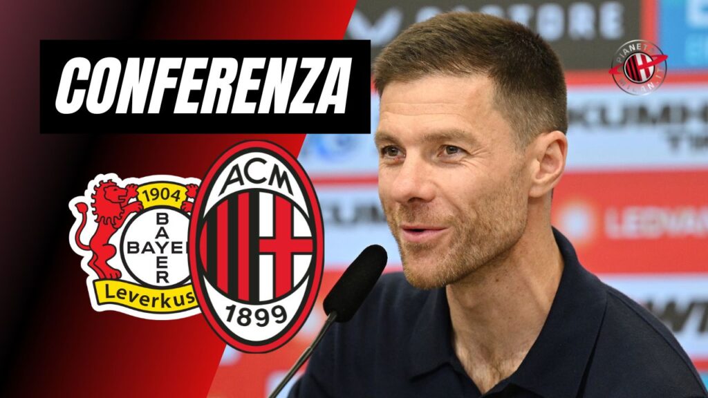 Conferenza Stampa LIVE Xabi Alonso Bayer Leverkusen-Milan Champions League 2024-2025