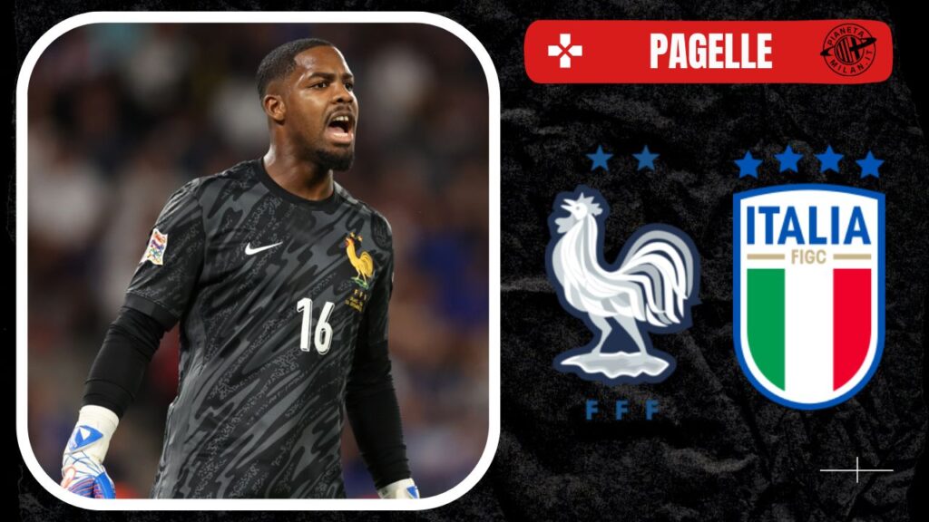 Mike Maignan Nations League 2024-25 Francia-Italia 1-3