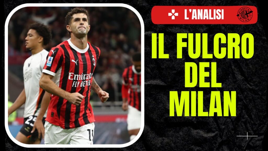 Christian Pulisic AC Milan Milan-Venezia 4-0 Serie A 2024-2025