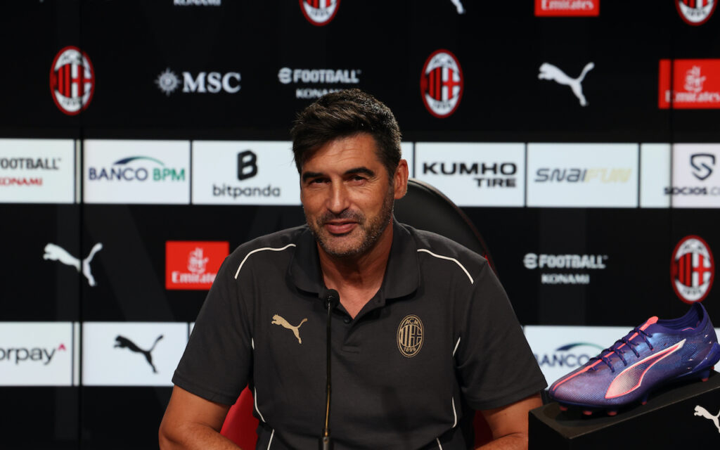 Paulo Fonseca AC Milan conferenza stampa Milanello