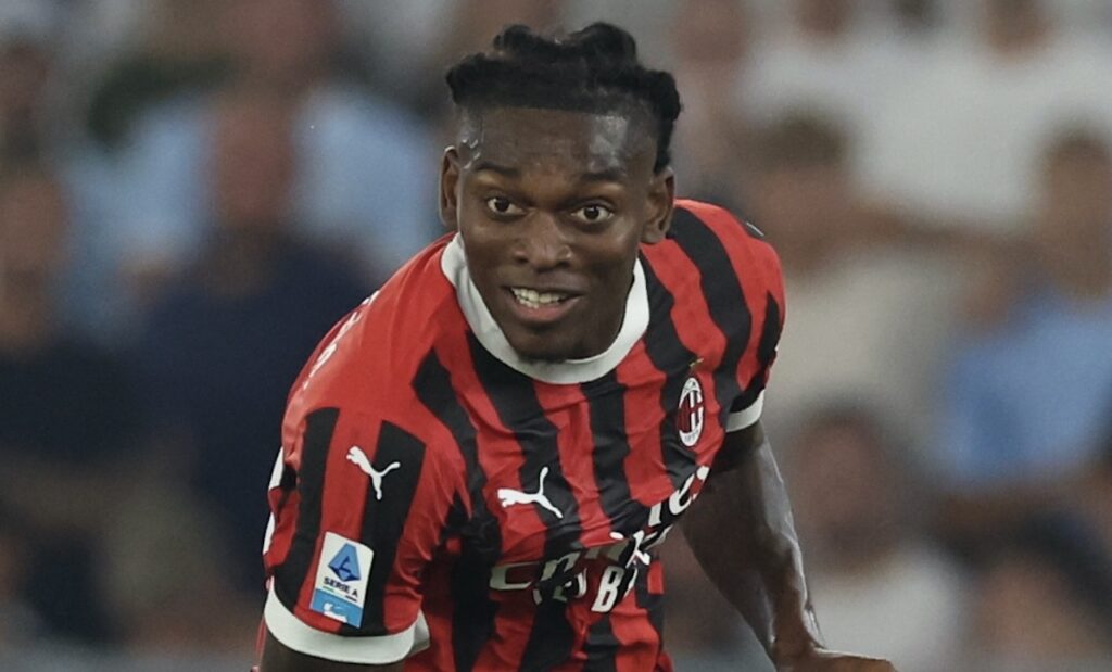 Rafael Leao AC Milan Lazio-Milan 2-2 Serie A 2024-2025