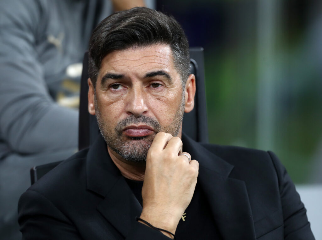 Paulo Fonseca AC Milan Milan-Lecce 3-0 Serie A 2024-2025 Bayer Leverkusen