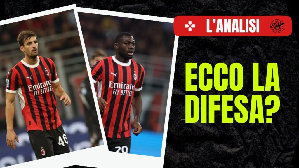 Matteo Gabbia Youssouf Fofana AC Milan Milan-Lecce 3-0 Serie A 2024-2025