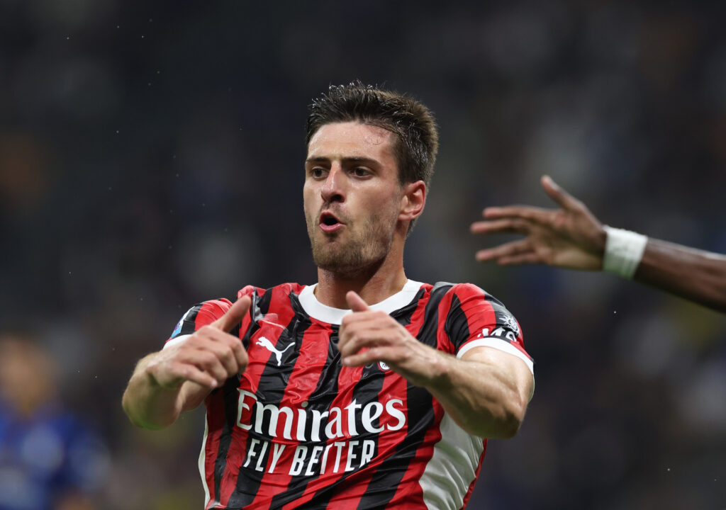 Matteo Gabbia AC Milan Inter-Milan 1-2 Serie A 2024-2025