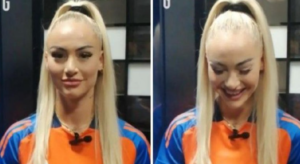 Calcio Femminile, Alisha Lehmann: la raffica di domande | VIDEO (screen Gazzetta.it)