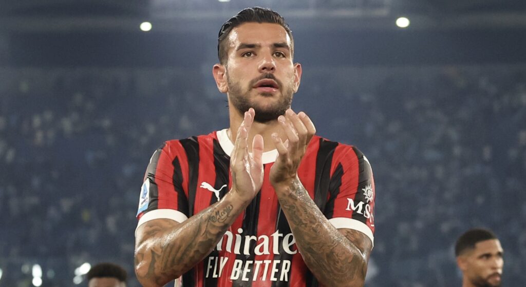 Theo Hernández AC Milan Lazio-Milan 2-2 Serie A 2024-2025