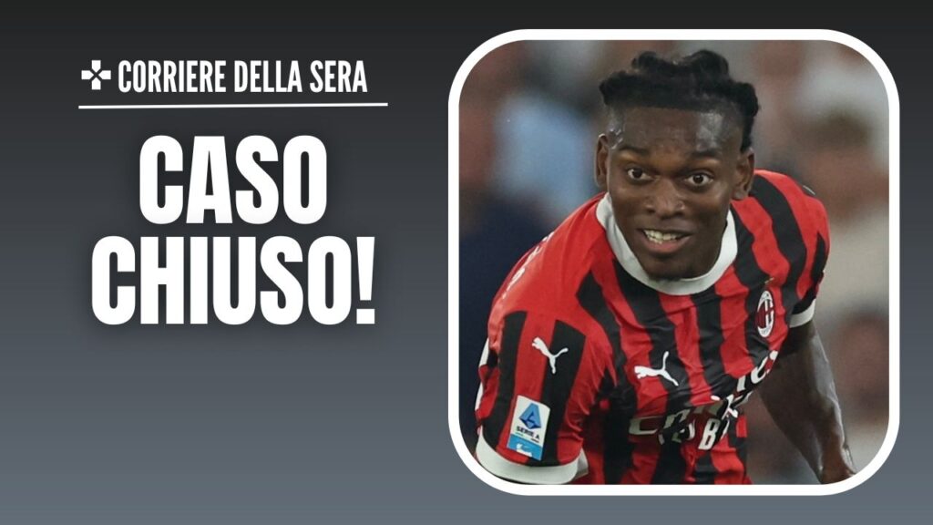 Rafael Leao AC Milan Lazio-Milan 2-2 Serie A 2024-2025