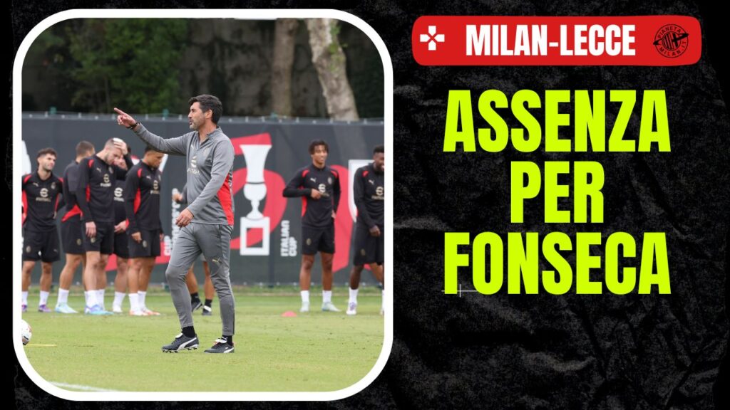 Paulo Fonseca AC Milan allenamento Milanello