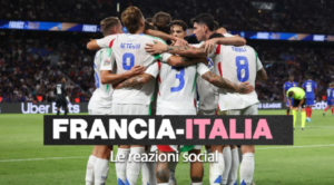 Francia-Italia 1-3, la reazione dei tifosi sui social | VIDEO (screen Gazzetta.it)