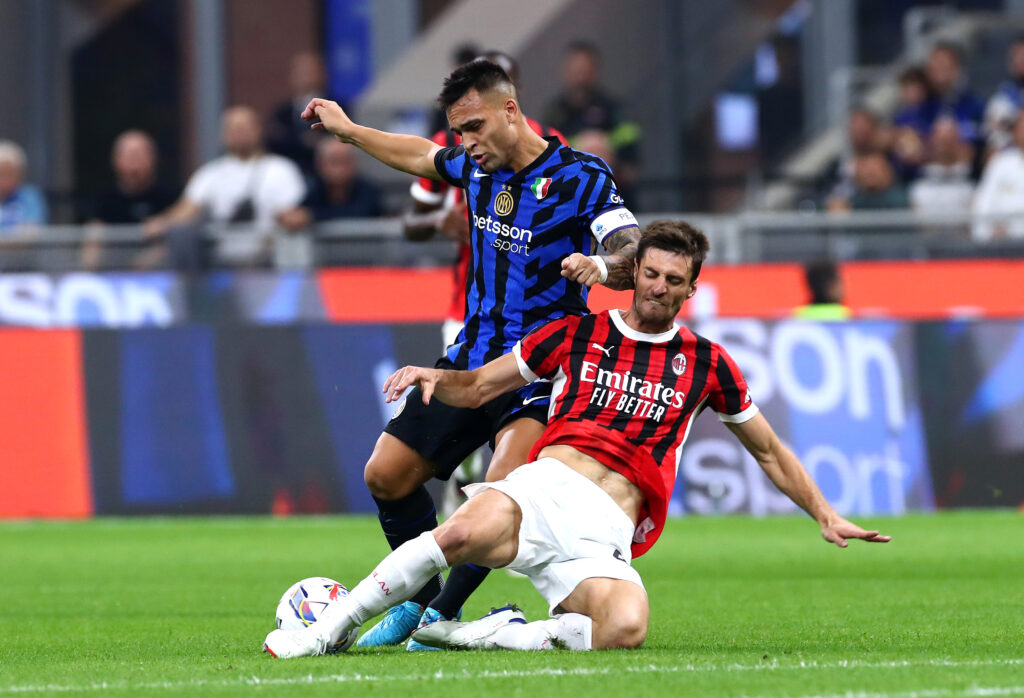Matteo Gabbia AC Milan derby Inter-Milan 1-2 Serie A 2024-2025