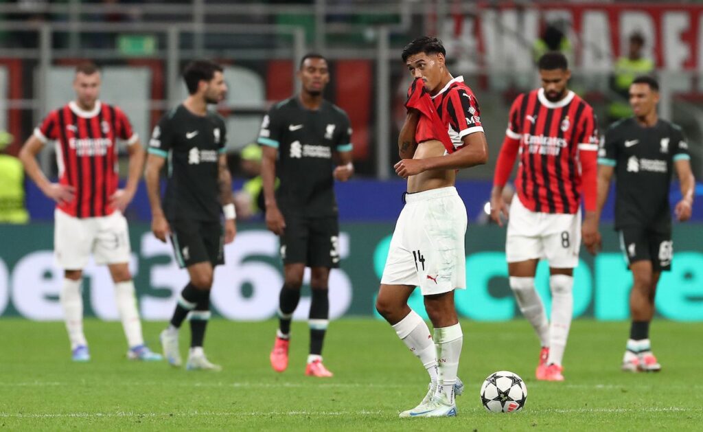 Tijjani Reijnders AC Milan Milan-Liverpool 1-3 Champions League 2024-2025
