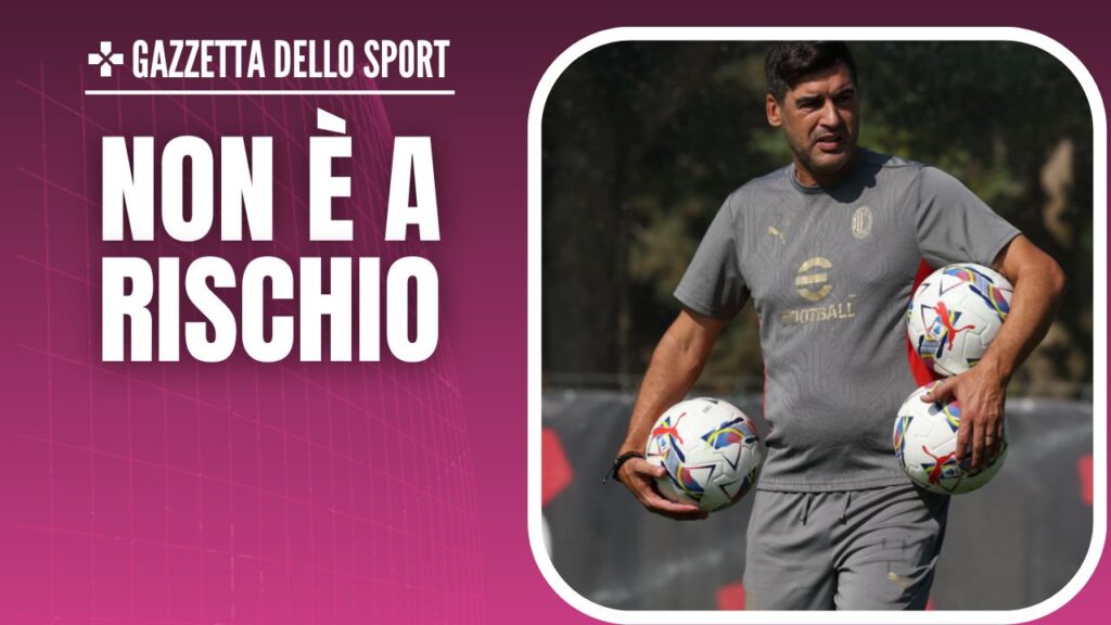 Paulo Fonseca AC Milan allenamento Milanello