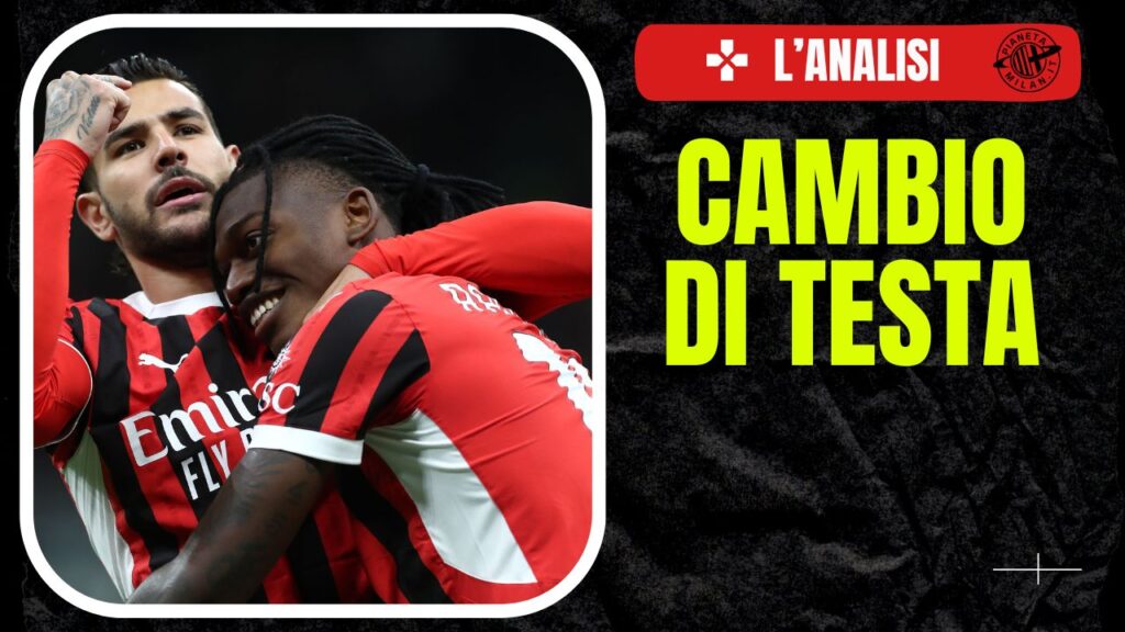 esultanza gol Theo Hernández Rafael Leao AC Milan Milan-Venezia 4-0 Serie A 2024-2025