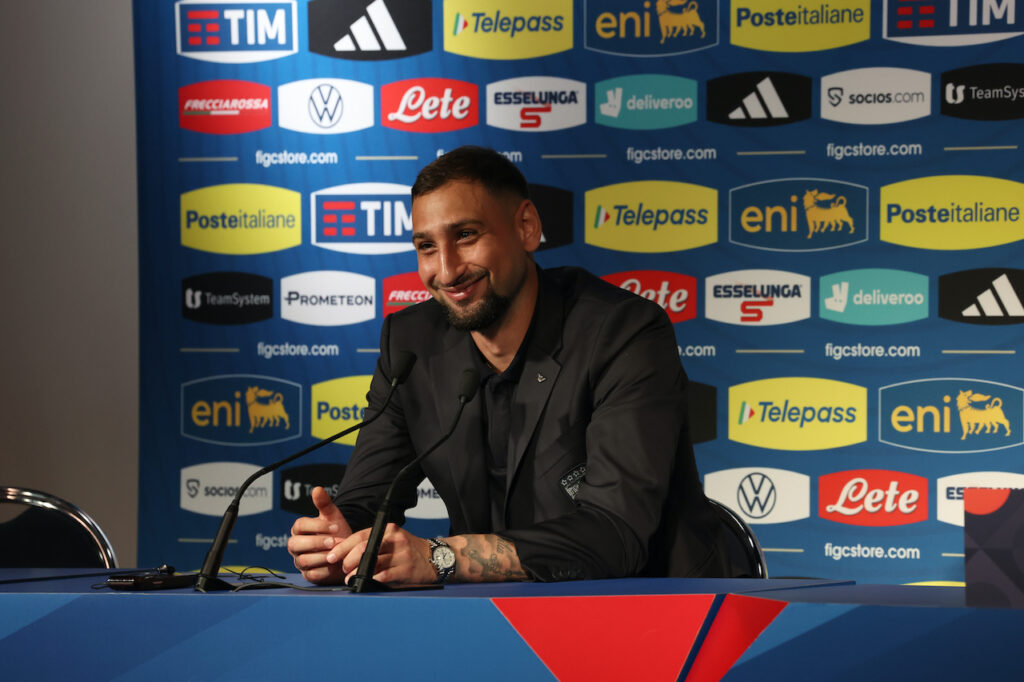 Gianluigi Donnarumma Italia conferenza stampa
