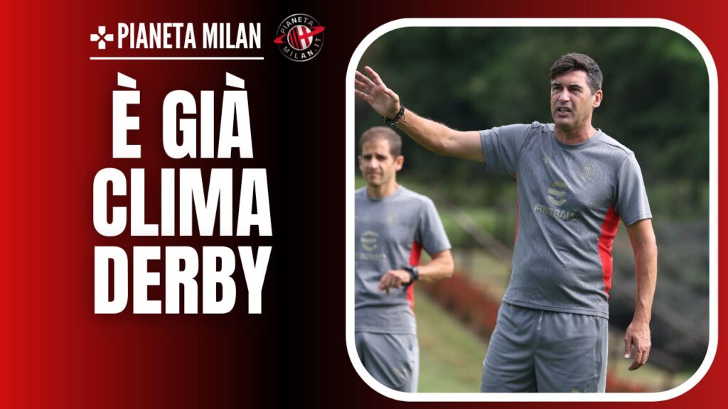 Paulo Fonseca AC Milan allenamento Milanello
