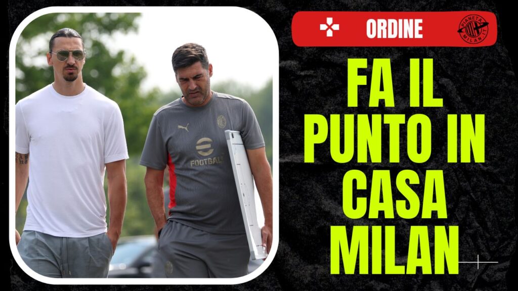 AC Milan Ibrahimovic Fonseca allenamento New Jersey