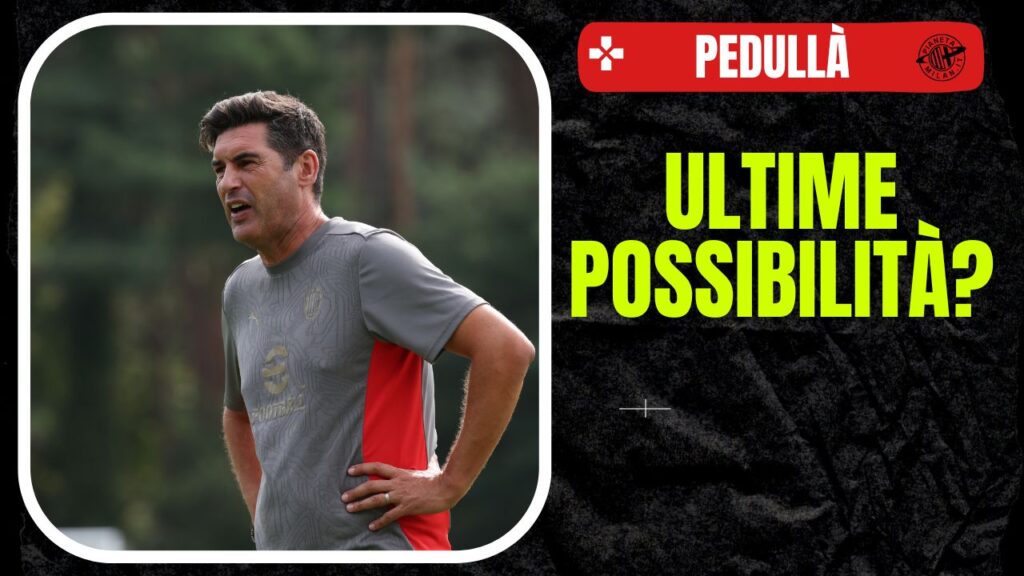 Paulo Fonseca AC Milan allenamento Milanello