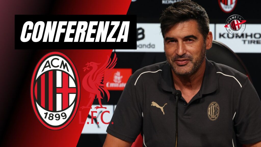 Conferenza Stampa LIVE Paulo Fonseca AC Milan Milan-Liverpool Champions League 2024-2025
