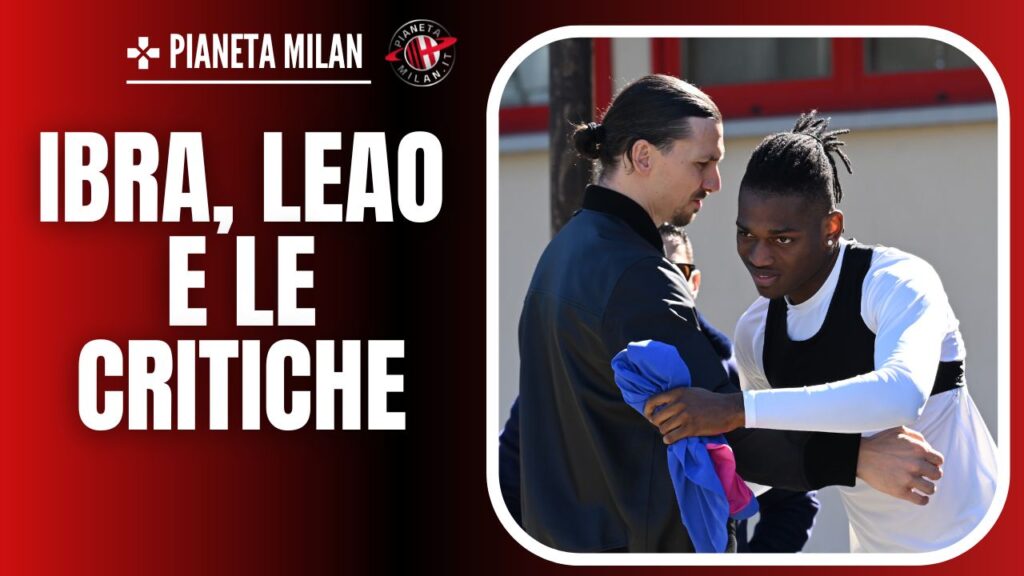 Zlatan Ibrahimovic e Rafael Leao 03/09/2024 PianetaMilan.it