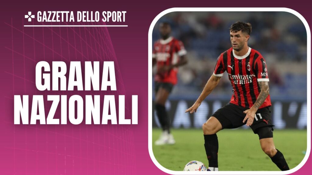 Christian Pulisic AC Milan Lazio-Milan 2-2 Serie A 2024-2025