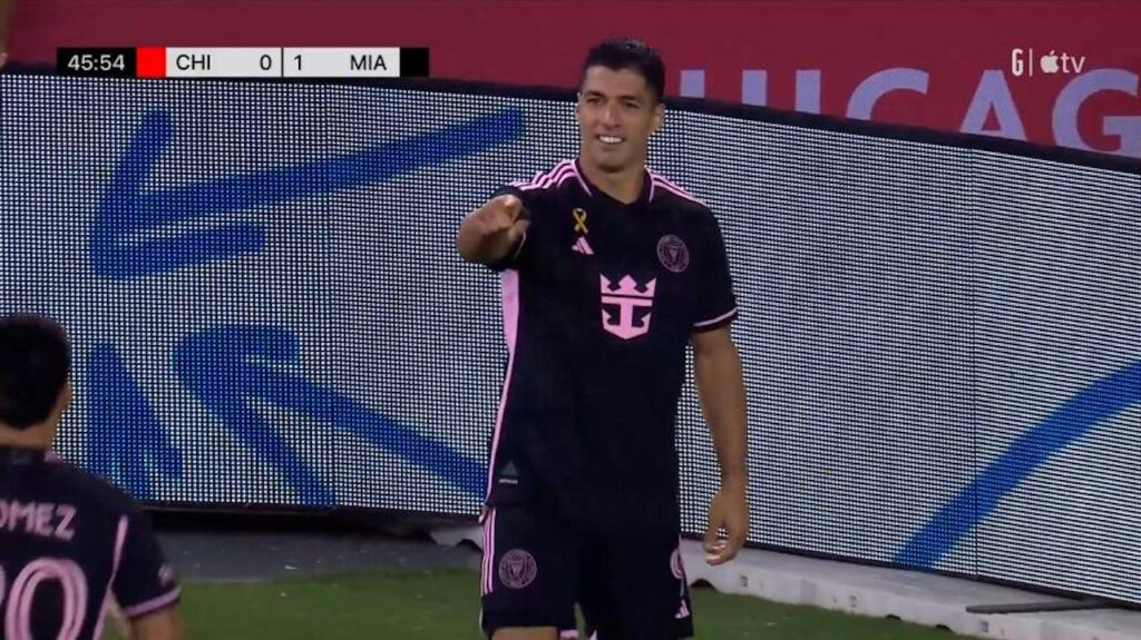 Inter Miami Chicago Fire Luis Suarez