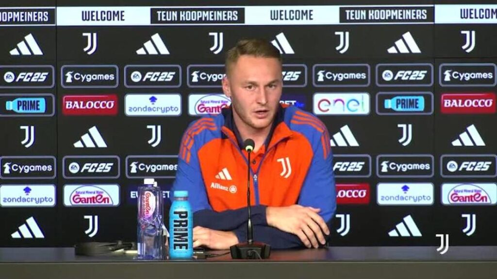 Calciomercato Juventus Koopmeiners conferenza stampa