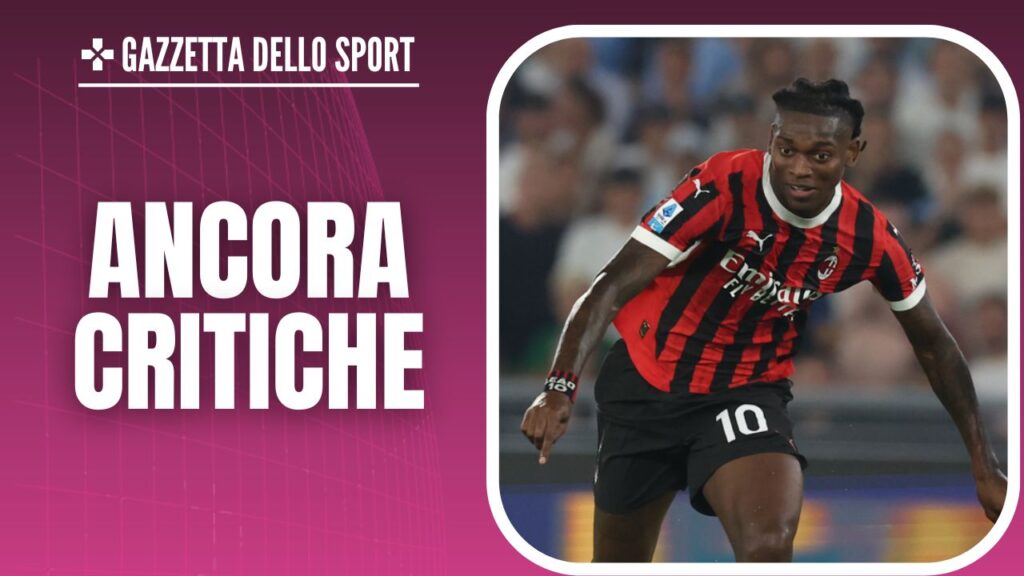 Rafael Leao AC Milan Lazio-Milan 2-2 Serie A 2024-2025