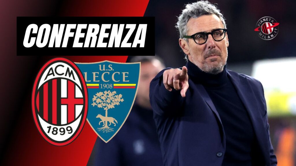 Conferenza Stampa Luca Gotti Lecce Milan-Lecce Serie A 2024-2025