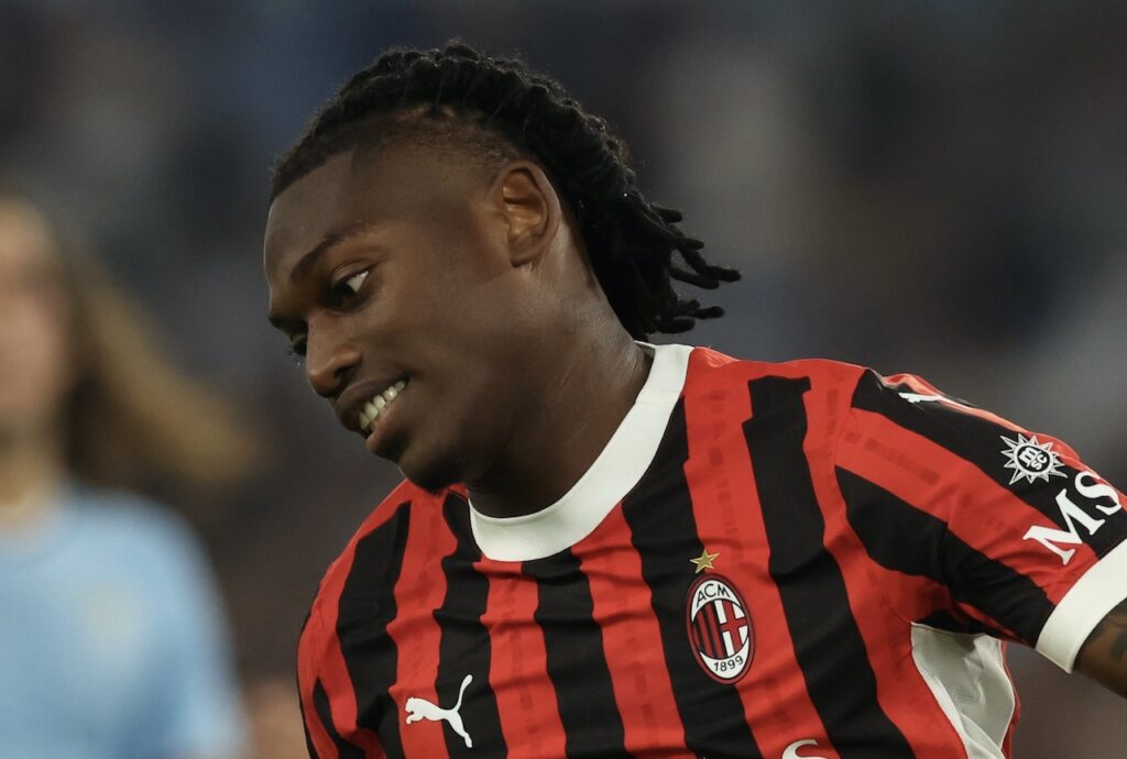 Rafael Leao AC Milan Lazio-Milan 2-2 Serie A 2024-2025