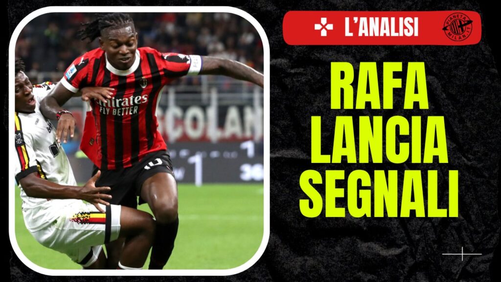 Rafael Leao AC Milan Milan-Lecce 3-0 Serie A 2024-2025