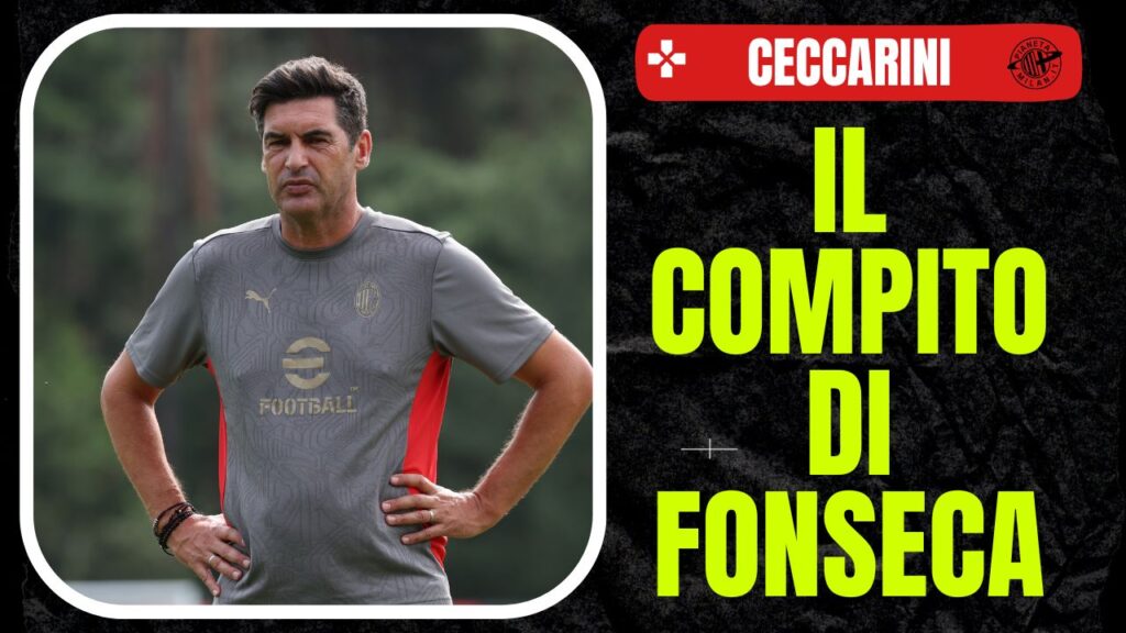 Paulo Fonseca AC Milan allenamento Milanello