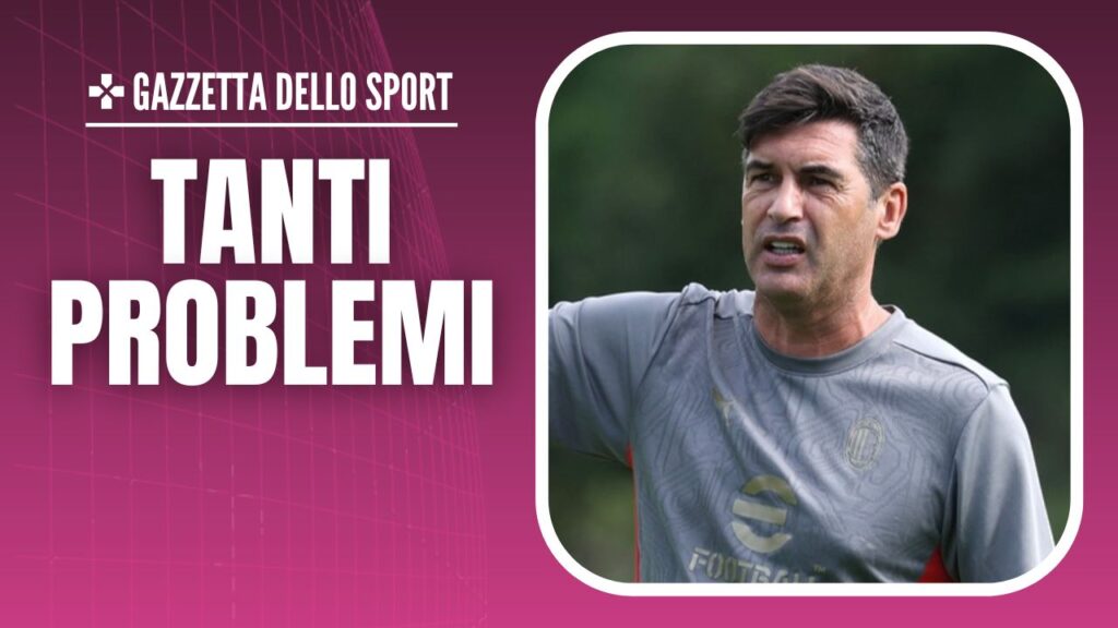 Paulo Fonseca AC Milan allenamento Milanello