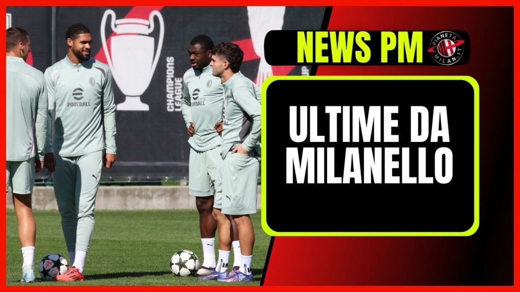 Allenamento rifinitura Milanello Bayer Leverkusen-Milan Champions League 2024-2025
