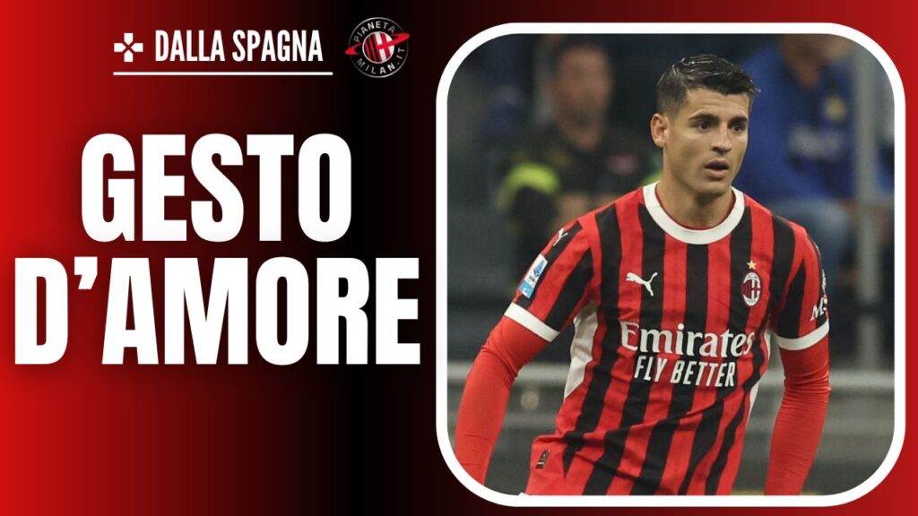 Álvaro Morata AC Milan Milan-Liverpool 1-3 Champions League 2024-2025