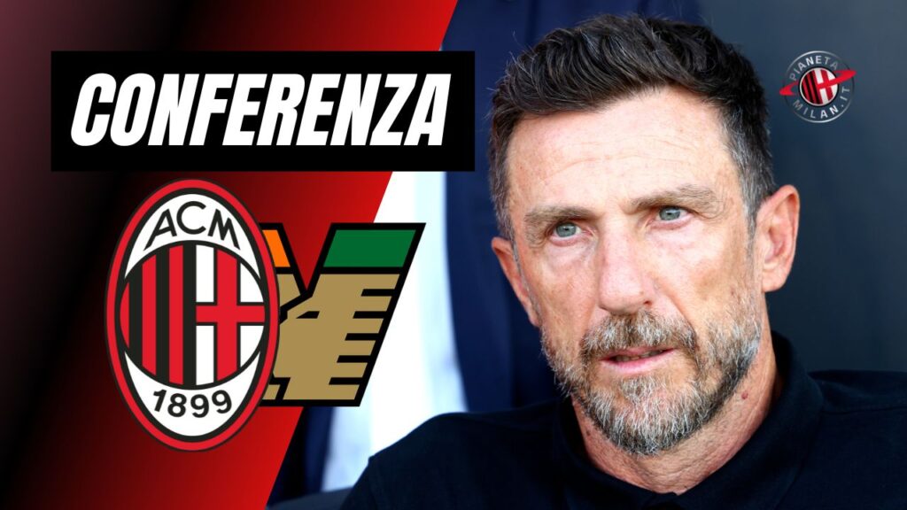 Conferenza Stampa Di Francesco Milan-Venezia Serie A 2024-2025
