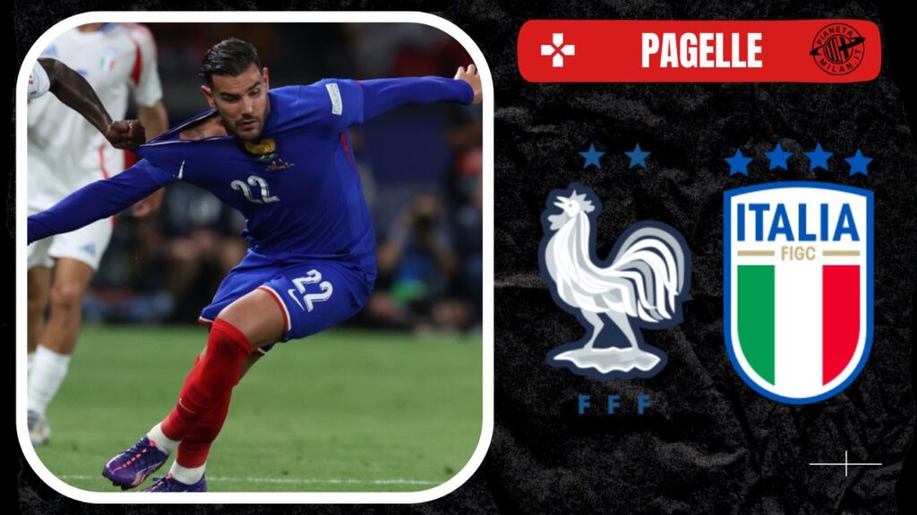 Theo Hernandez Nations League 2024-25 Francia-Italia 1-3