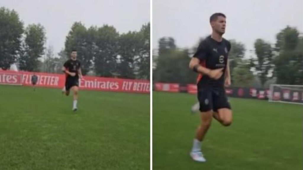 Allenamento AC Milan Morata