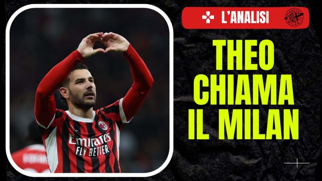 esultanza gol Theo Hernández AC Milan Milan-Lecce 3-0 Serie A 2024-2025