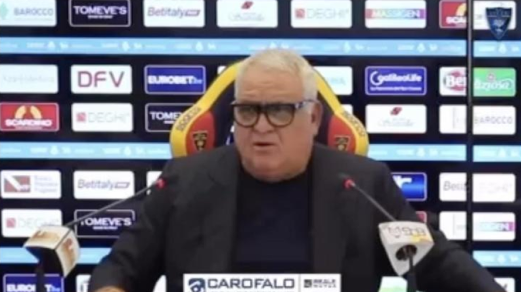Calciomercato Lecce Rebic Corvino conferenza stampa