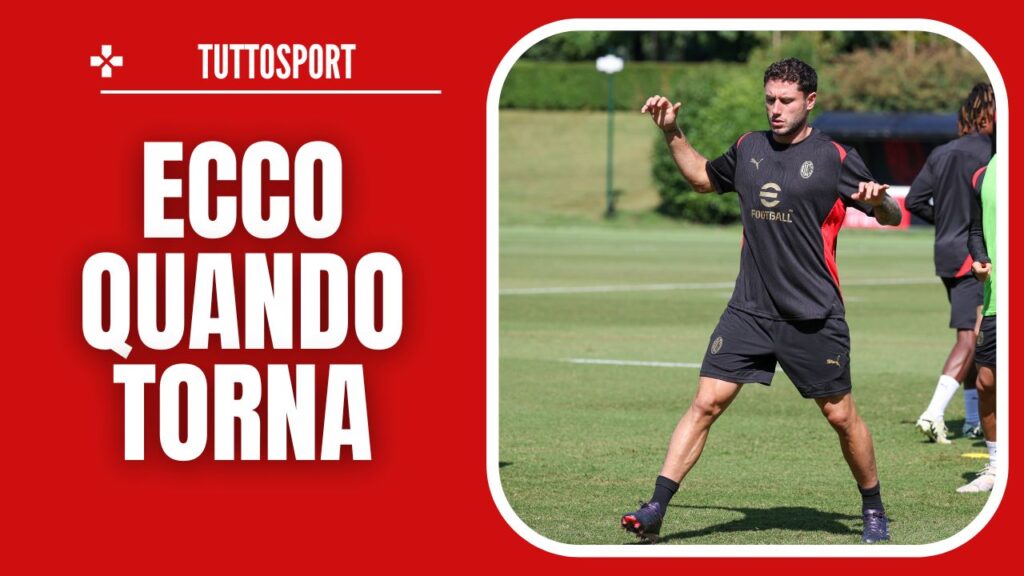 Davide Calabria AC Milan allenamento Milanello