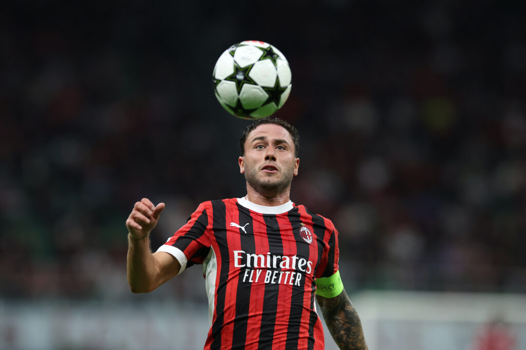 Davide Calabria AC Milan Milan-Liverpool 1-3 Champions League 2024-2025