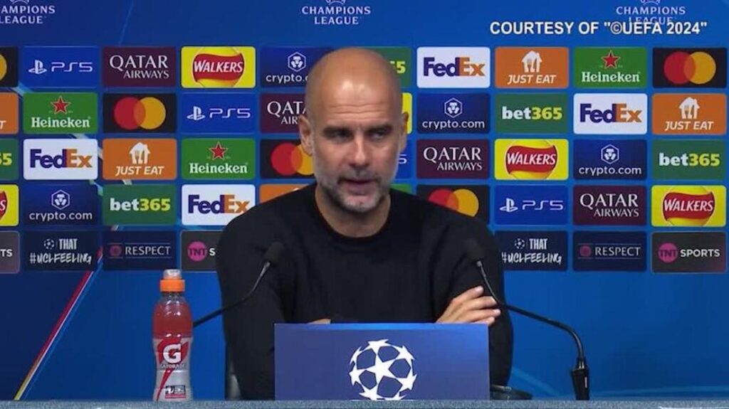 Champions League Manchester City Inter Guardiola conferenza stampa
