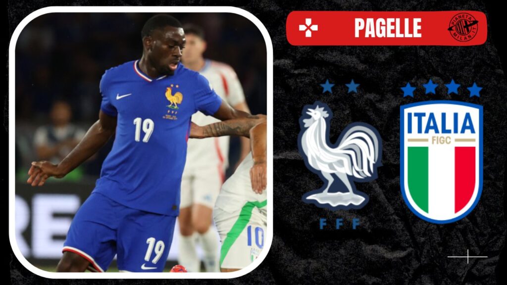Youssouf Fofana Nations League 2024-25 Francia-Italia 1-3