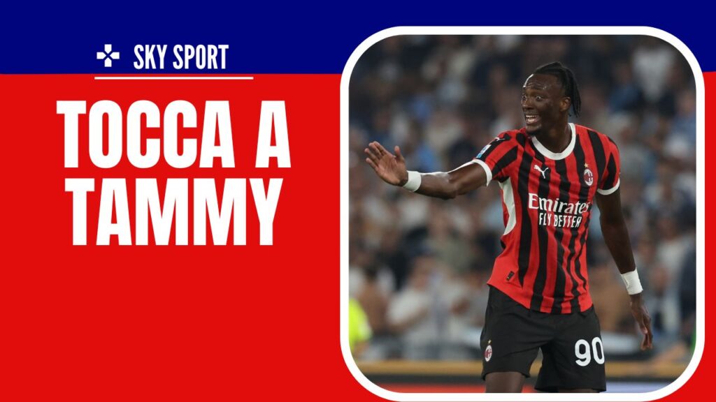 Tammy Abraham AC Milan Lazio-Milan 2-2 Serie A 2024-2025